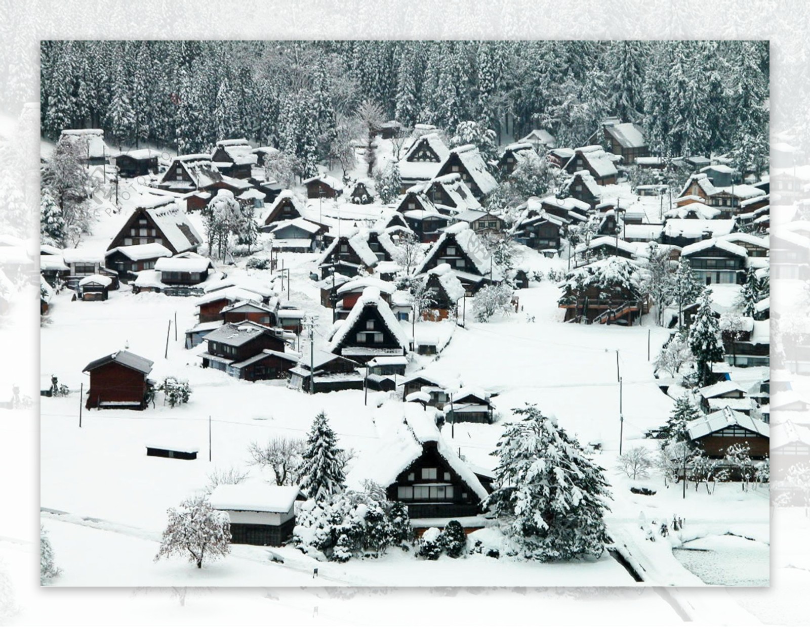 冰天雪地雪地风景图片