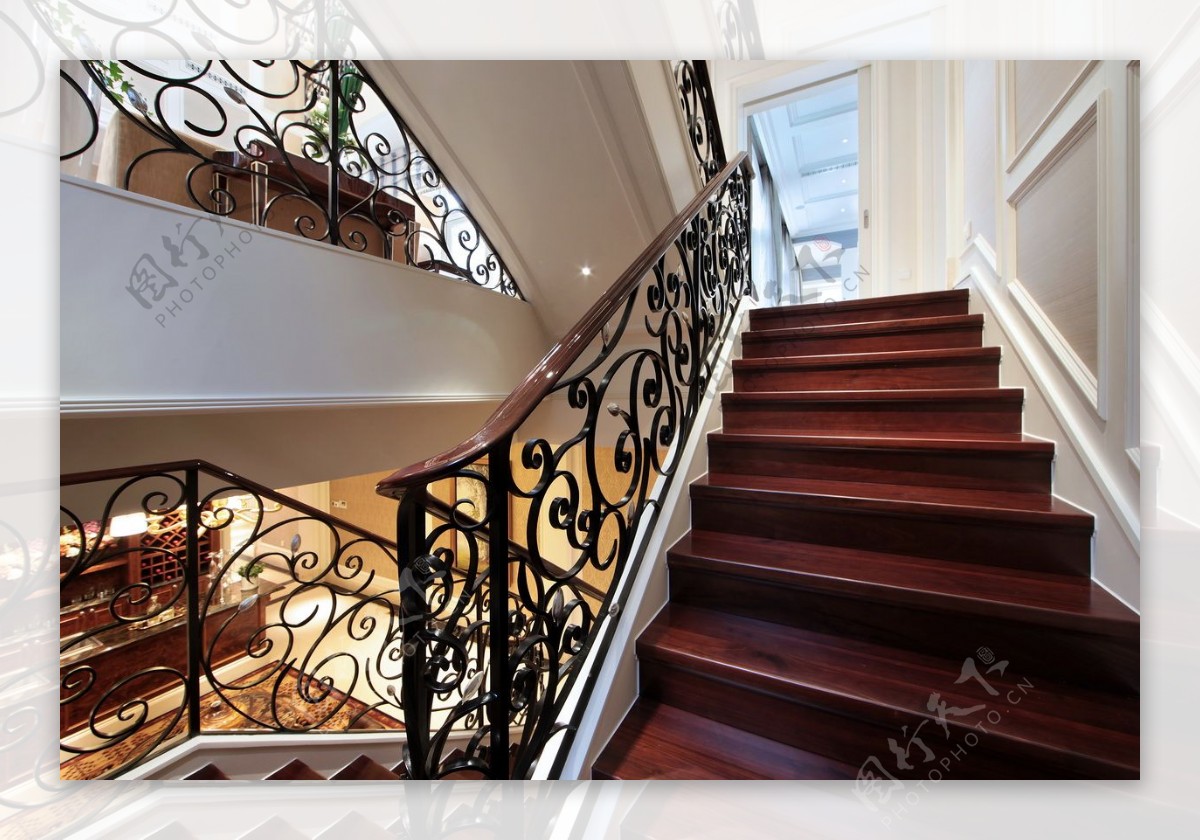 美式复古楼梯设计图