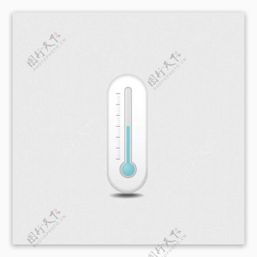 卡通矢量温度计设计