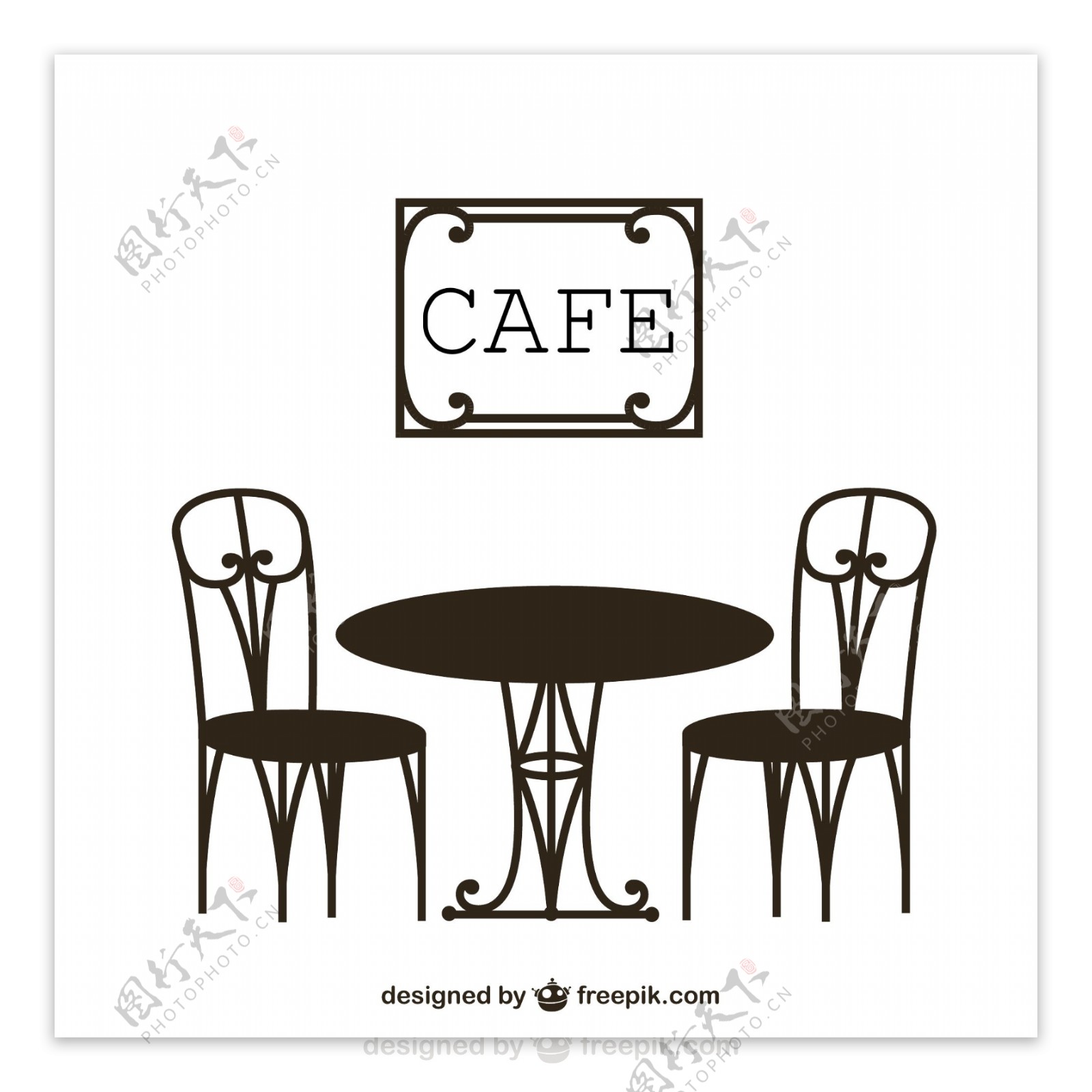 咖啡馆桌椅