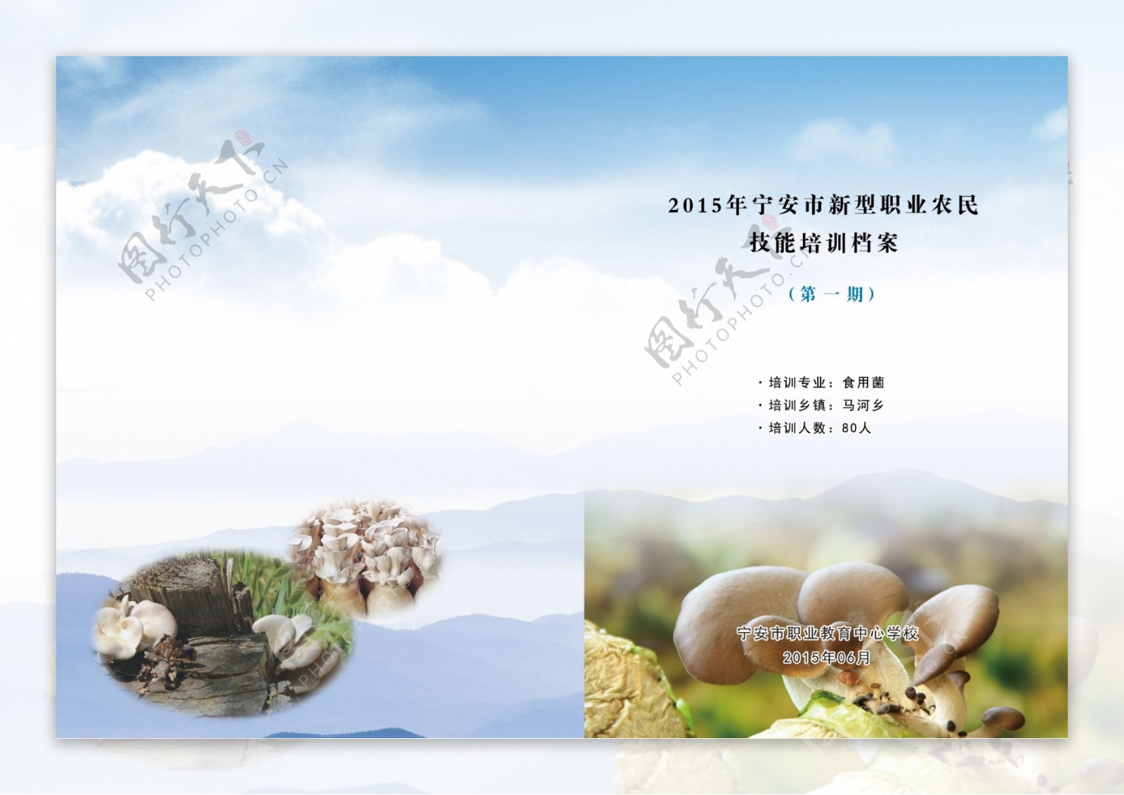 宁安市新型职业农民食用菌彩色书图片
