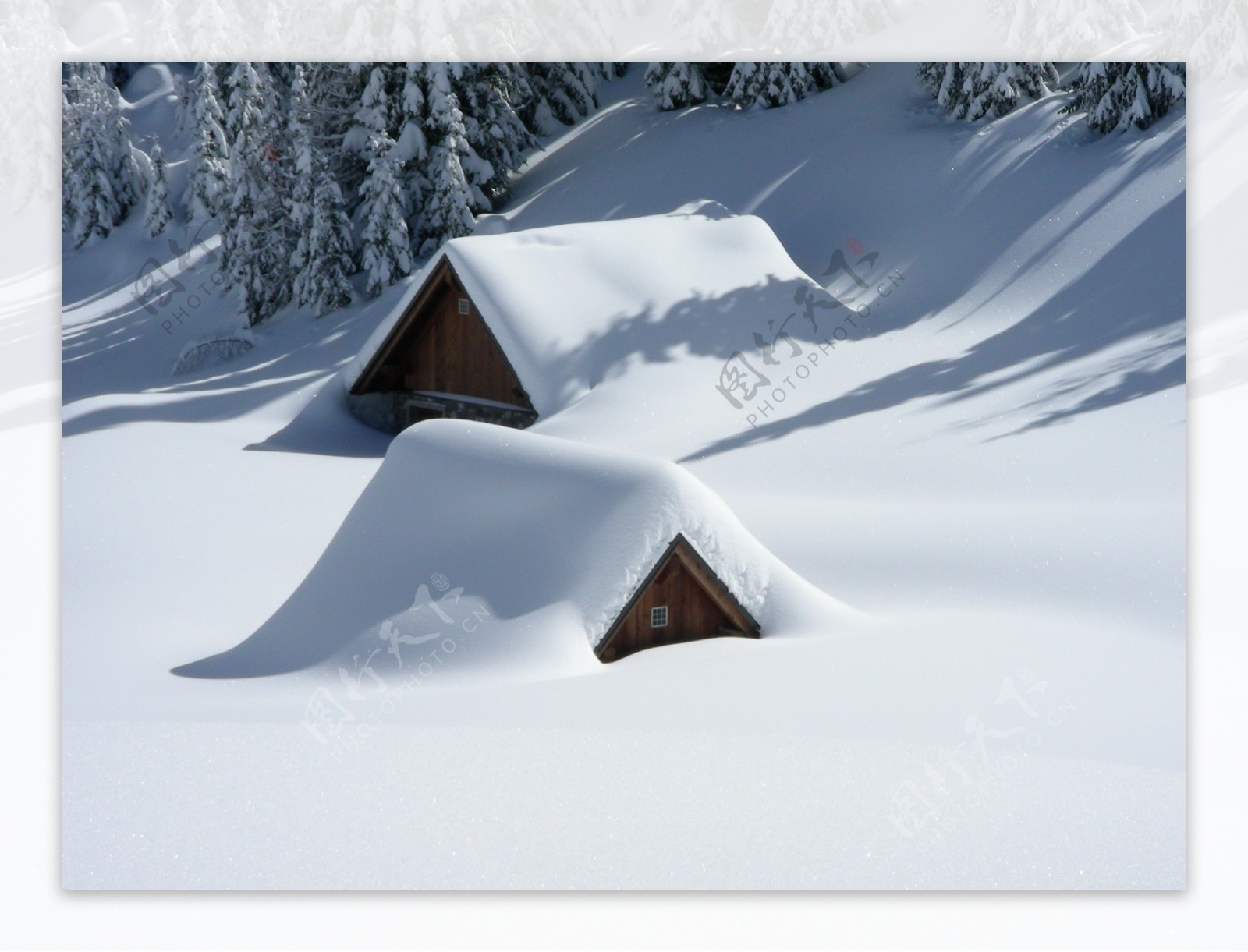 唯美冬季雪景图片