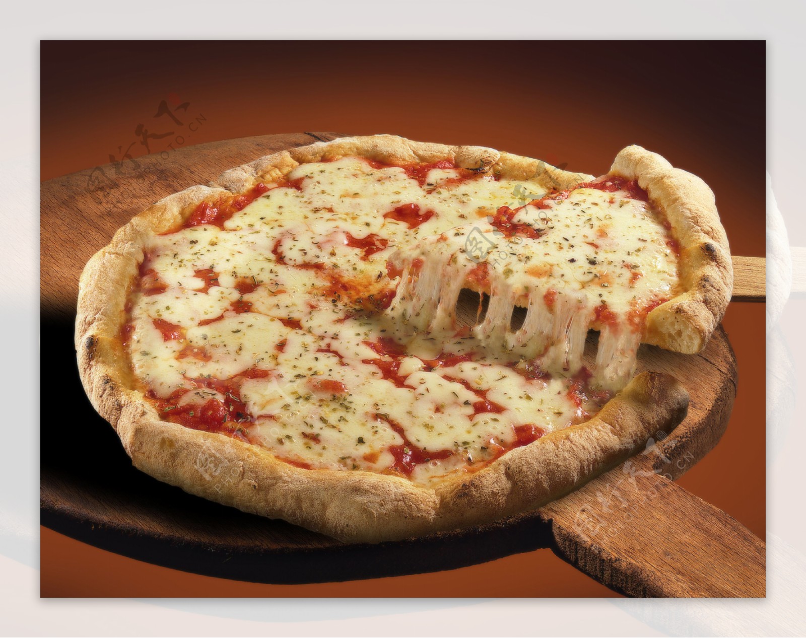 美味的芝士披萨L图片