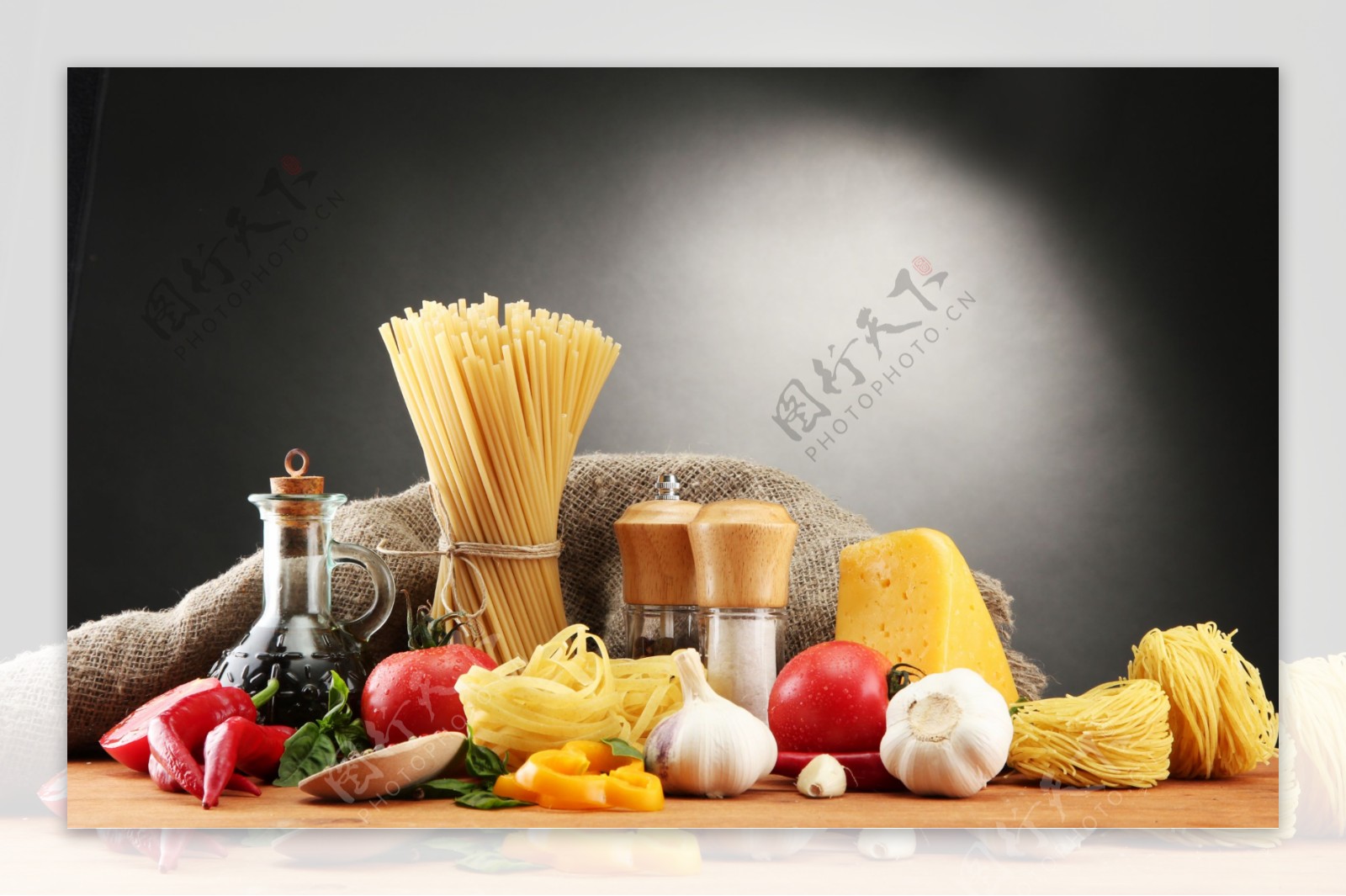 意大利面食材图片