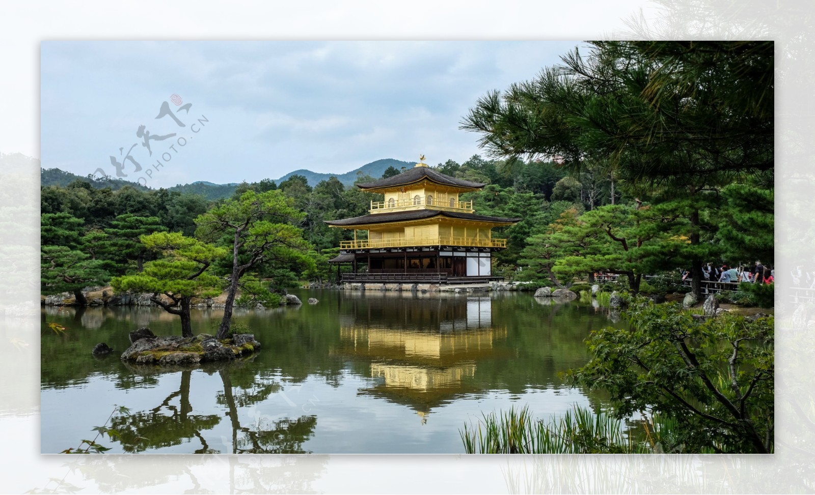 日本湖泊风景图片