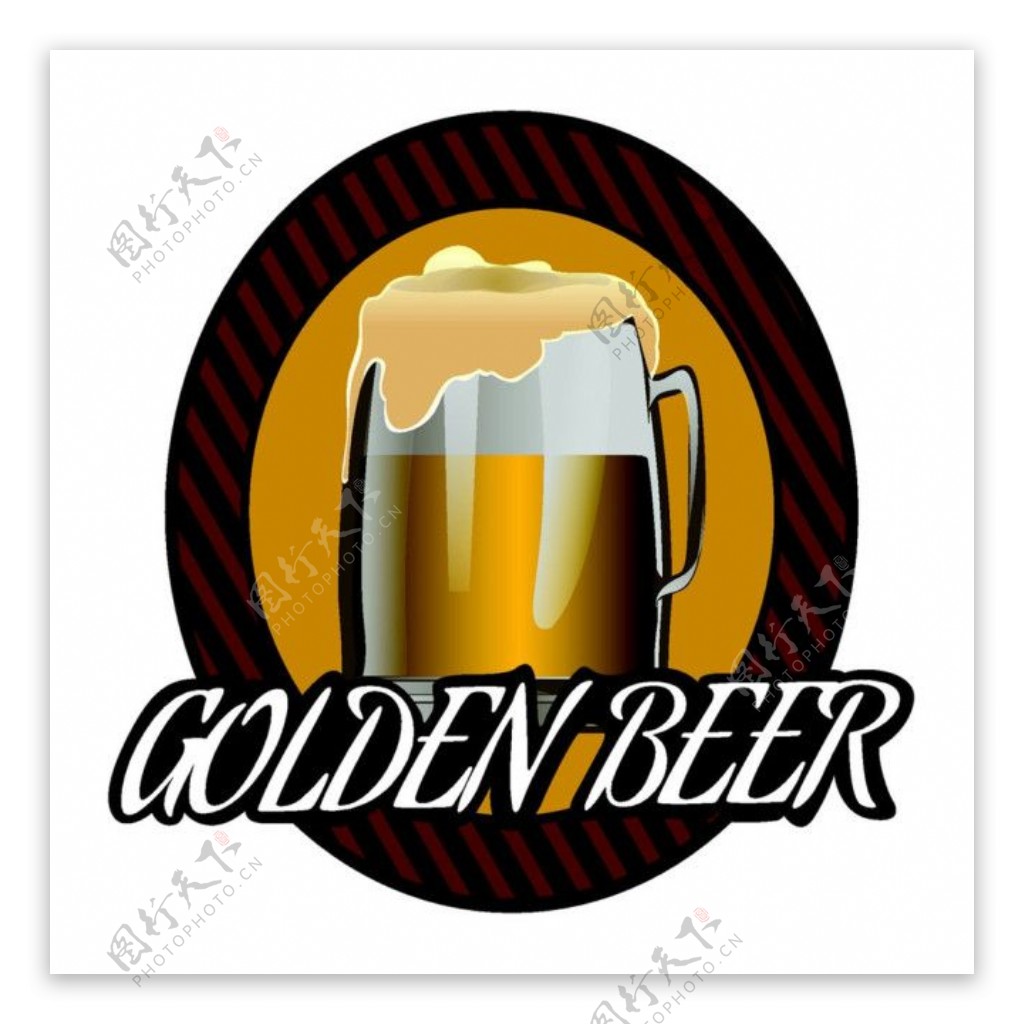 啤酒标签设计图片