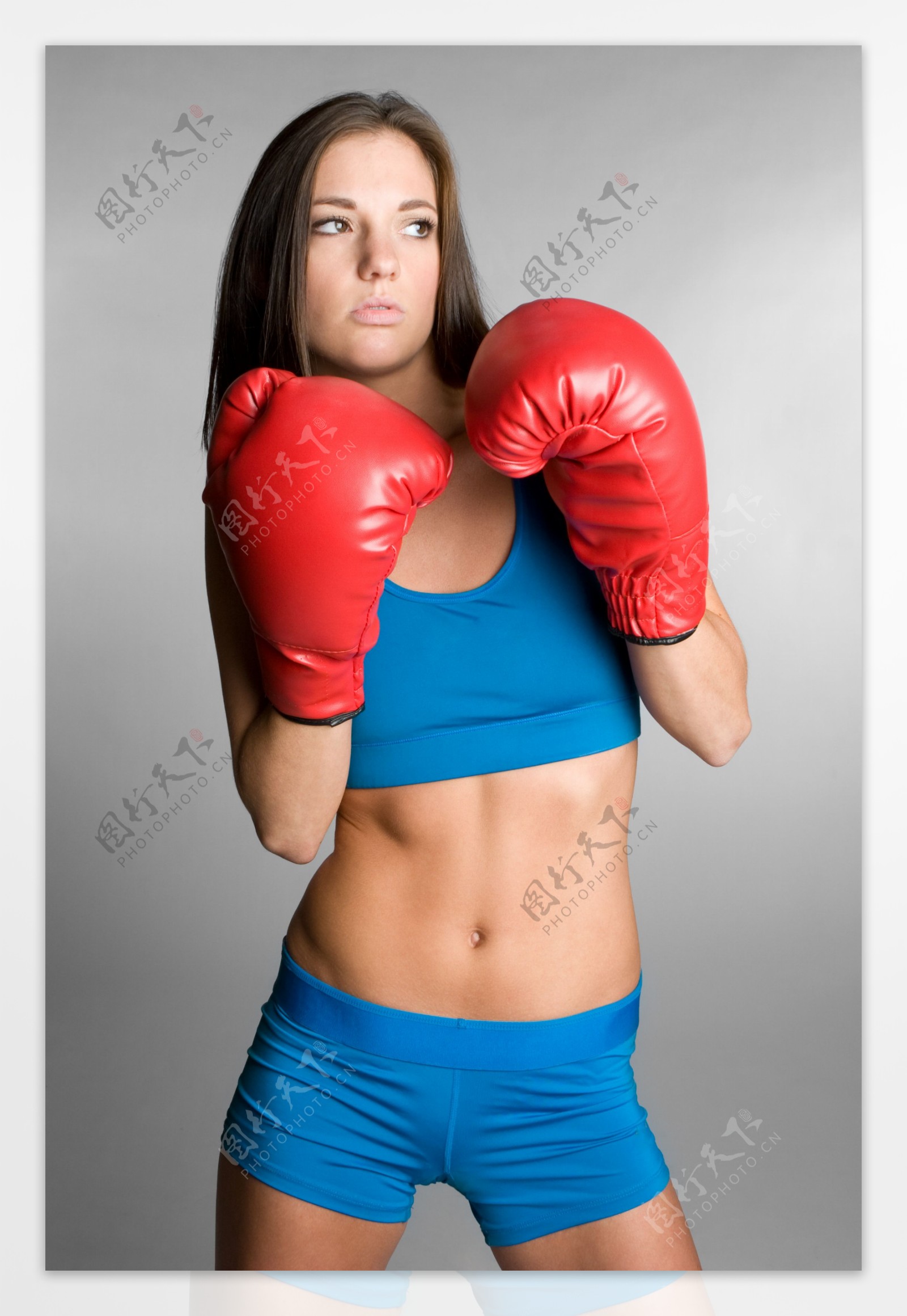 外国性感美女拳击手图片