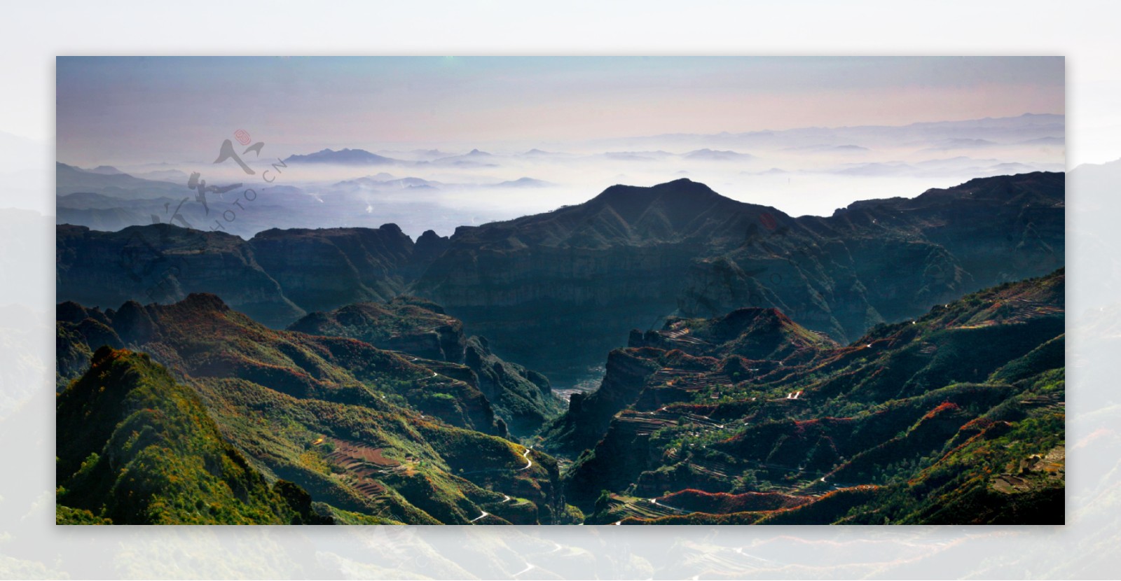 林州太行山摄影图图片
