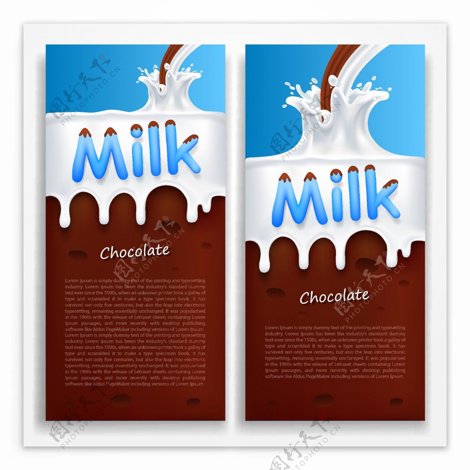 牛奶巧克力广告图片