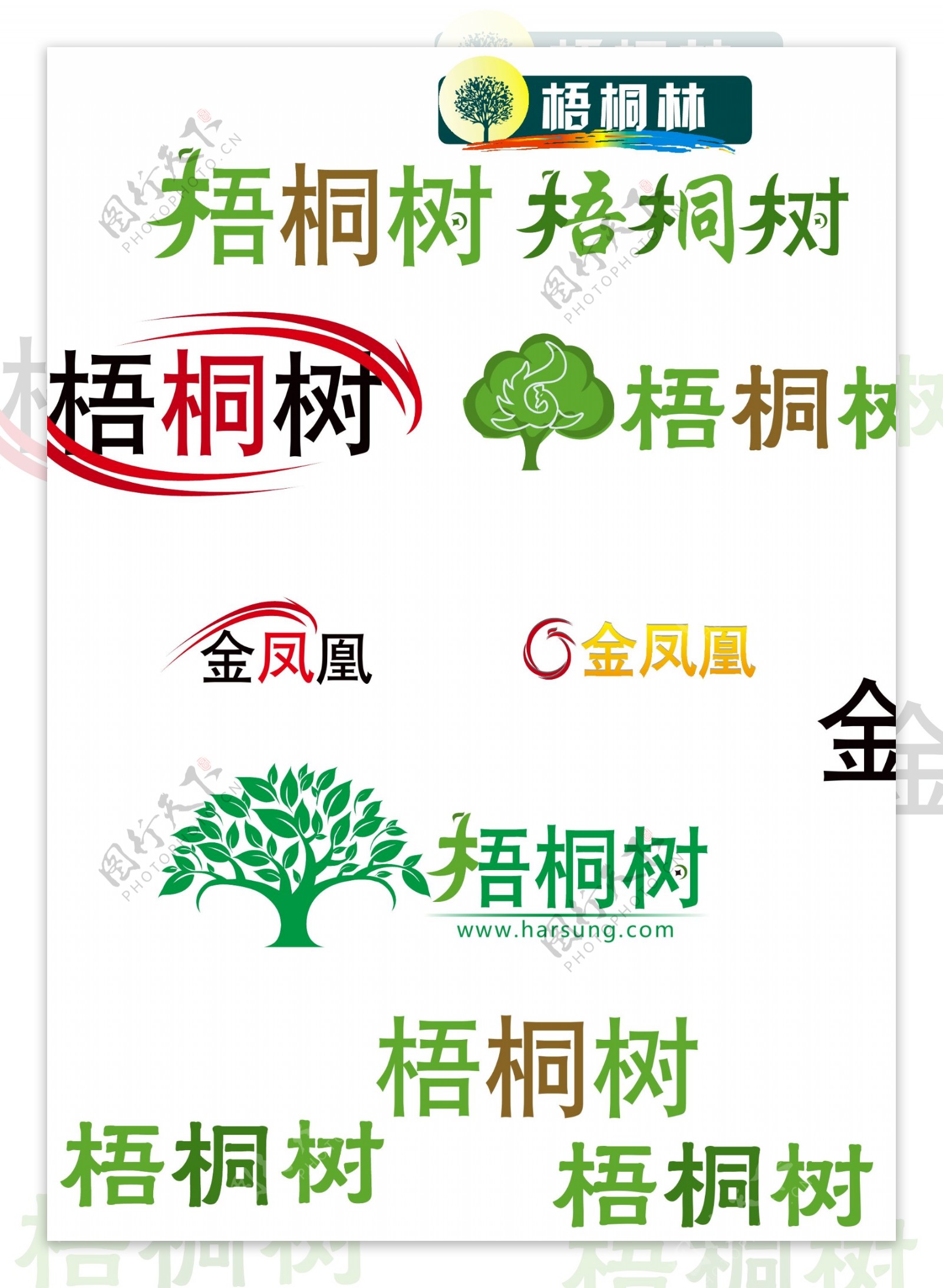 梧桐logo金凤凰图片