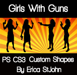 枪PSCS3型女孩