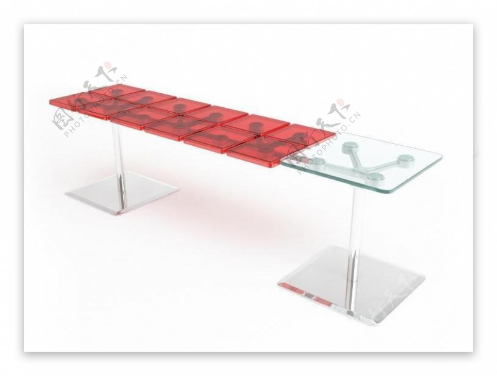 CASAMANIAXTile531红色格子塑料桌