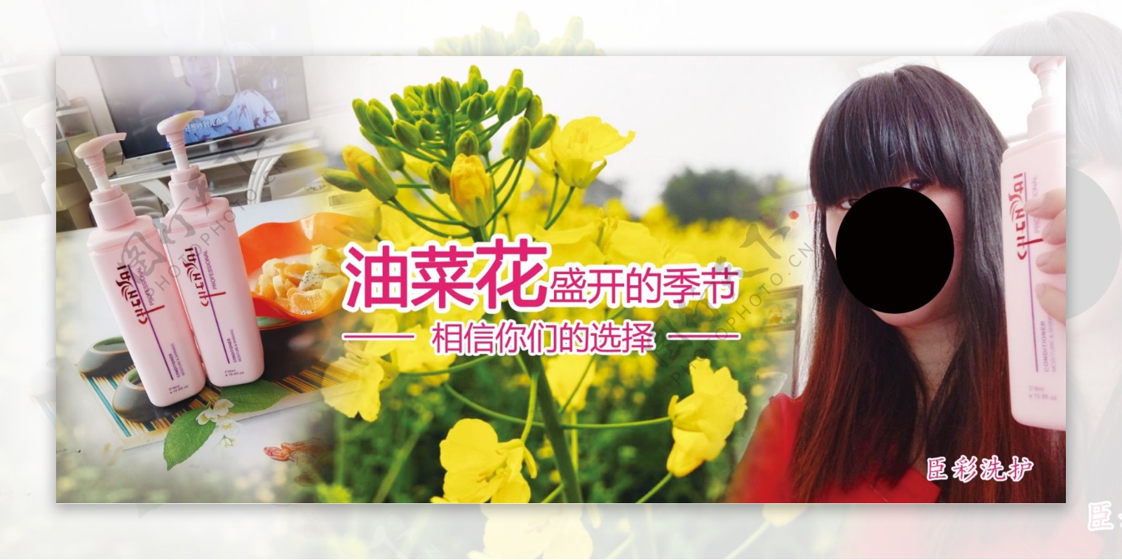 海报油菜花的季节图片