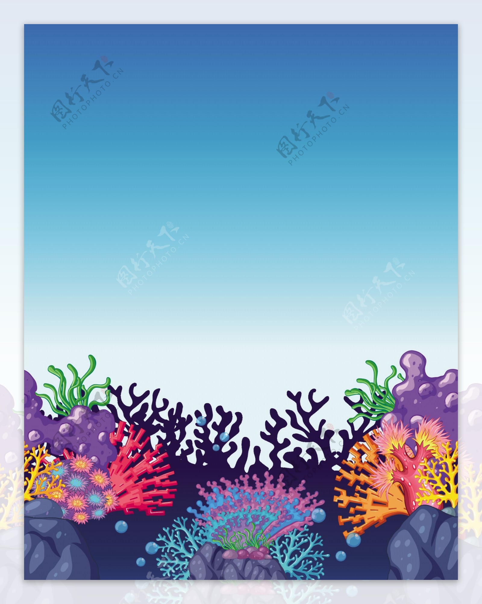 珊瑚背景设计