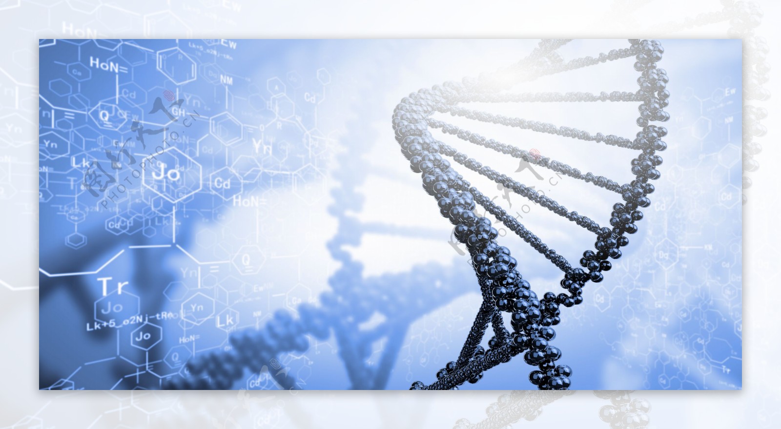 化学结构与DNA链图片