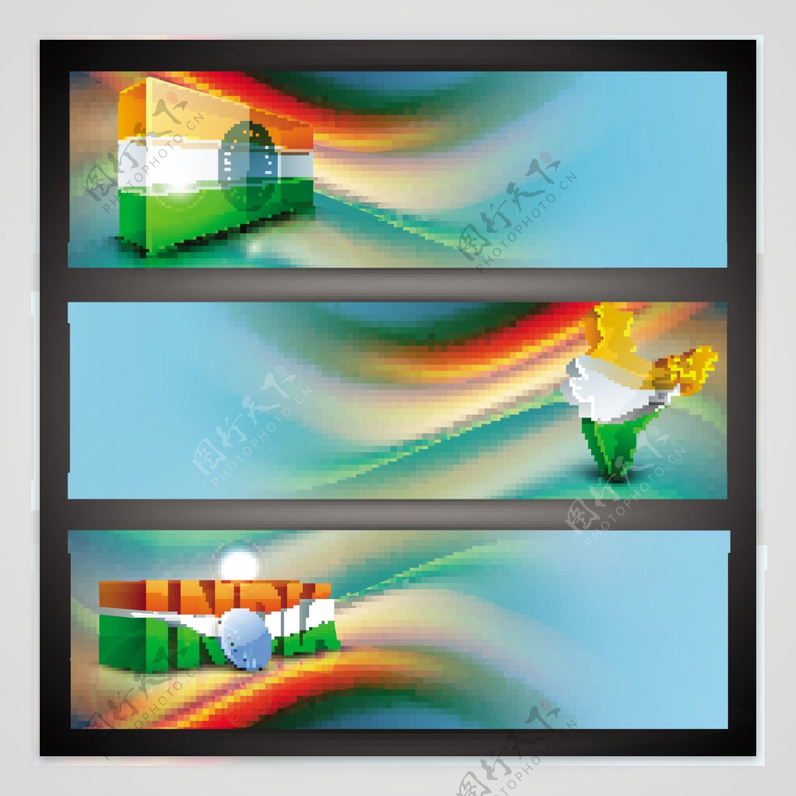 印度国旗的创意设计
