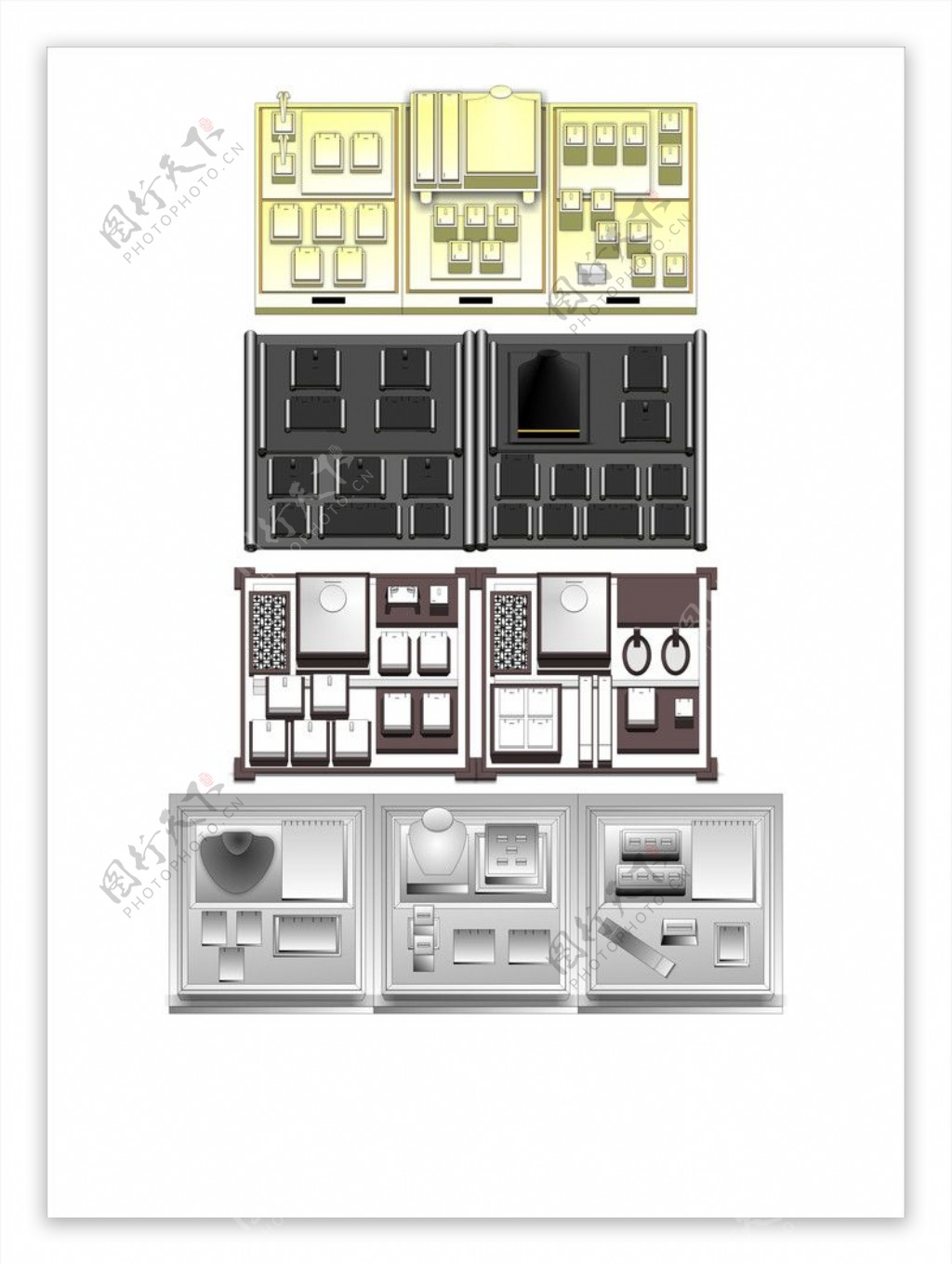 首饰展示道具设计