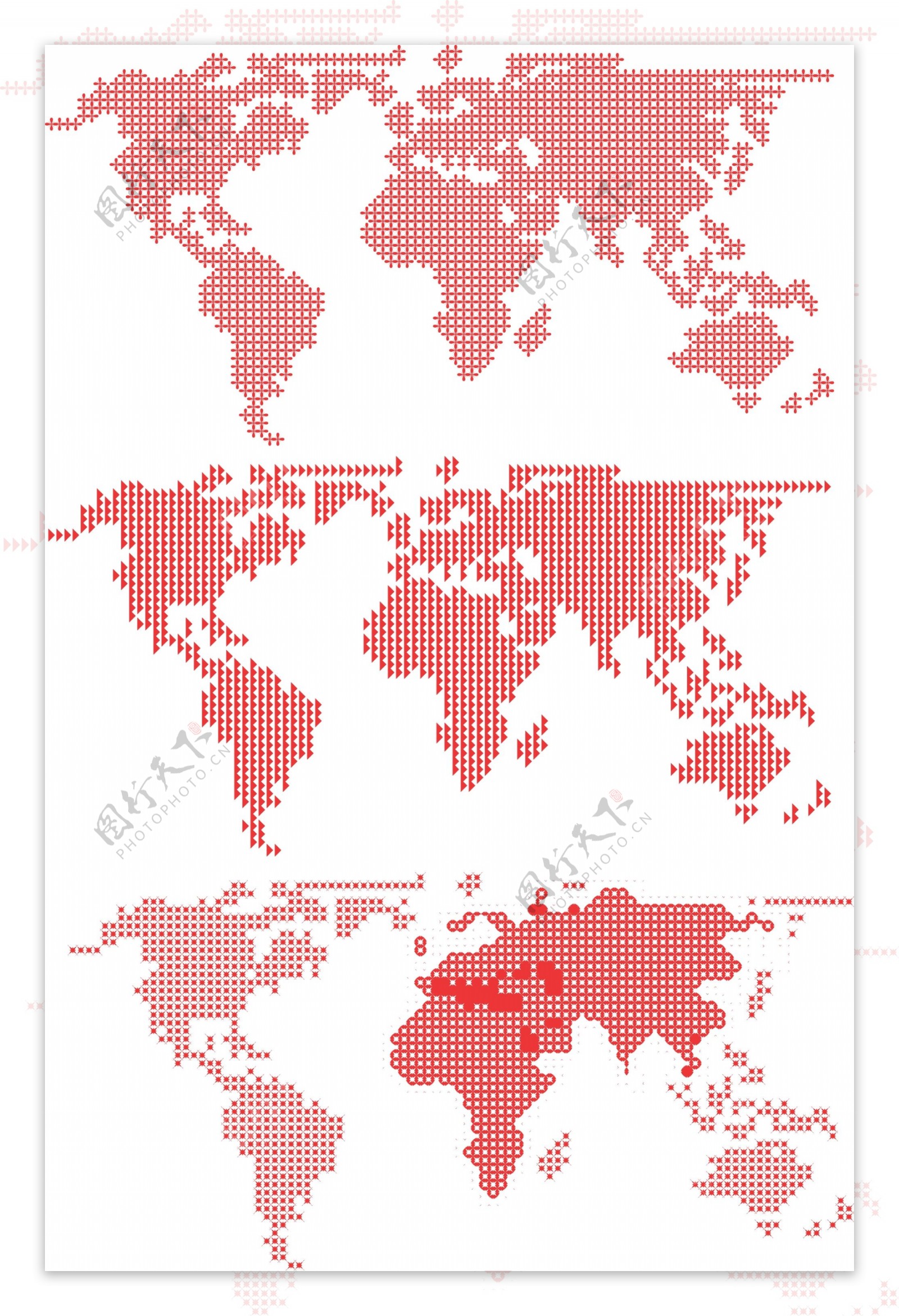 世界地图矢量