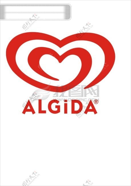矢量标志logo标志品牌ALGIDA