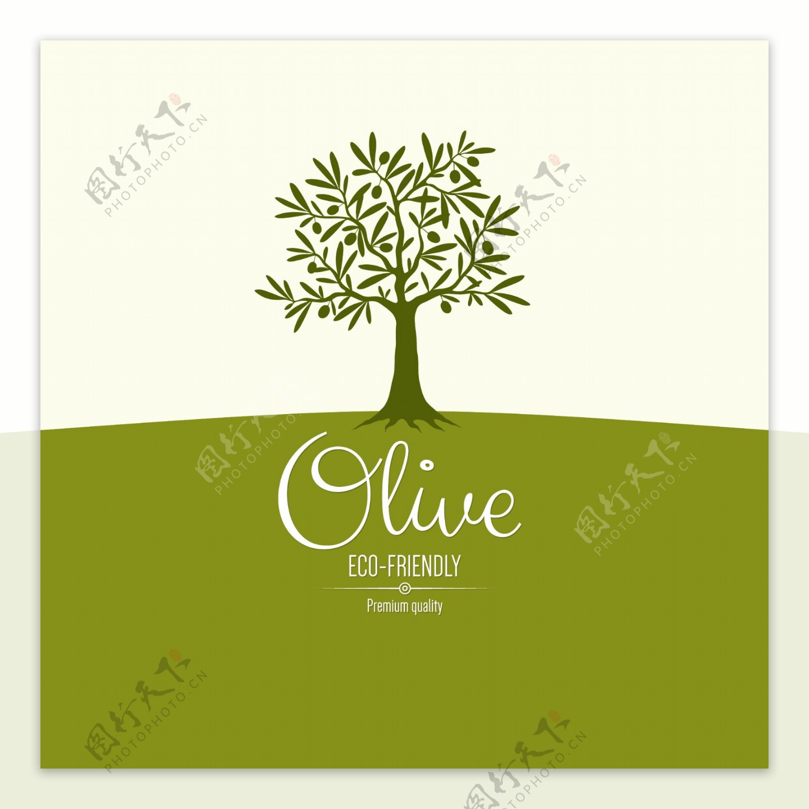 橄榄树标志图标