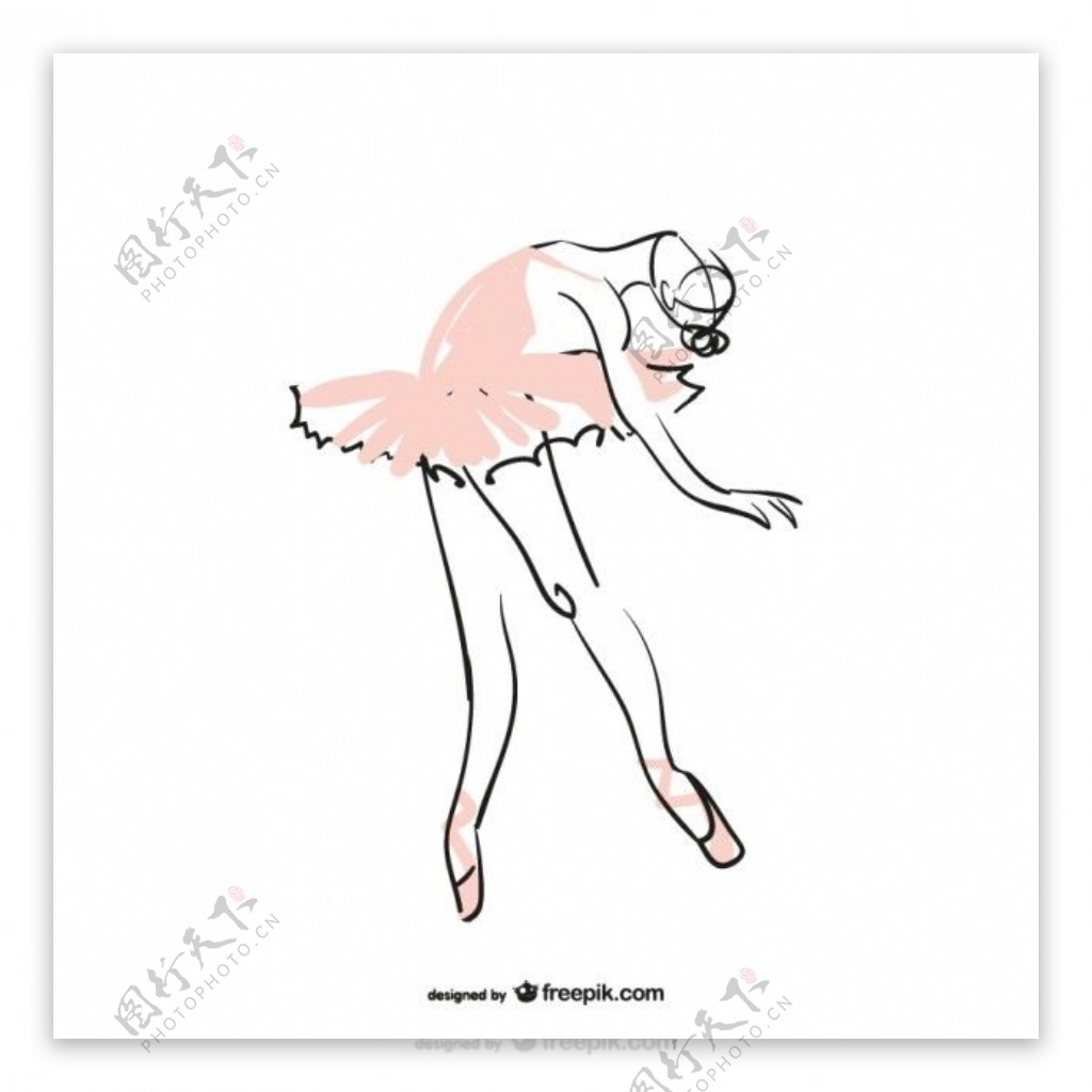 芭蕾舞者的插图
