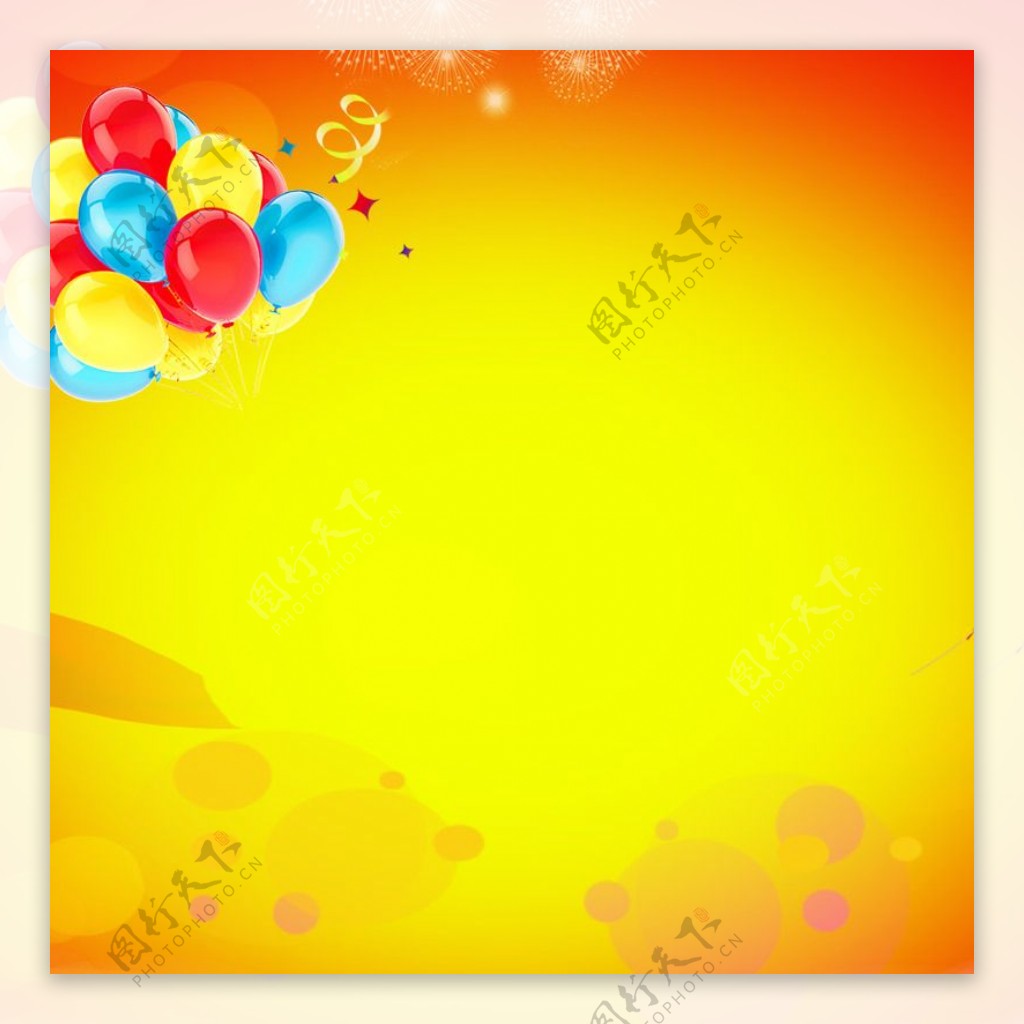 节日气球背景