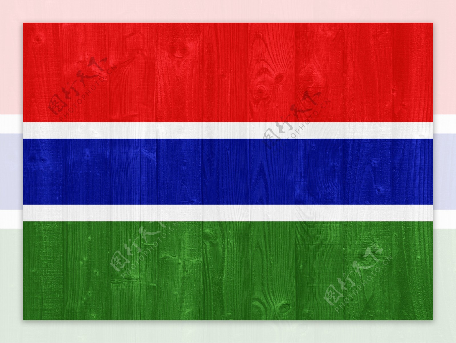 冈比亚国旗