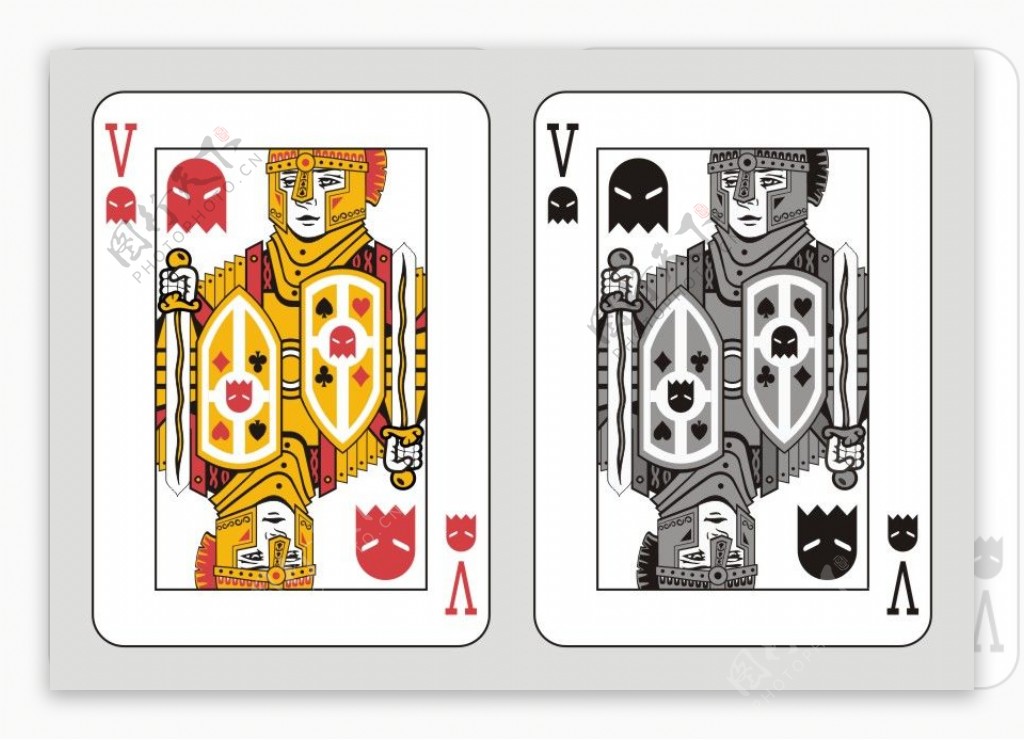 扑克牌中鬼牌的新版设计
