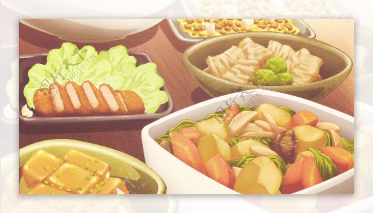 单手用筷子夹起食物美食动态图