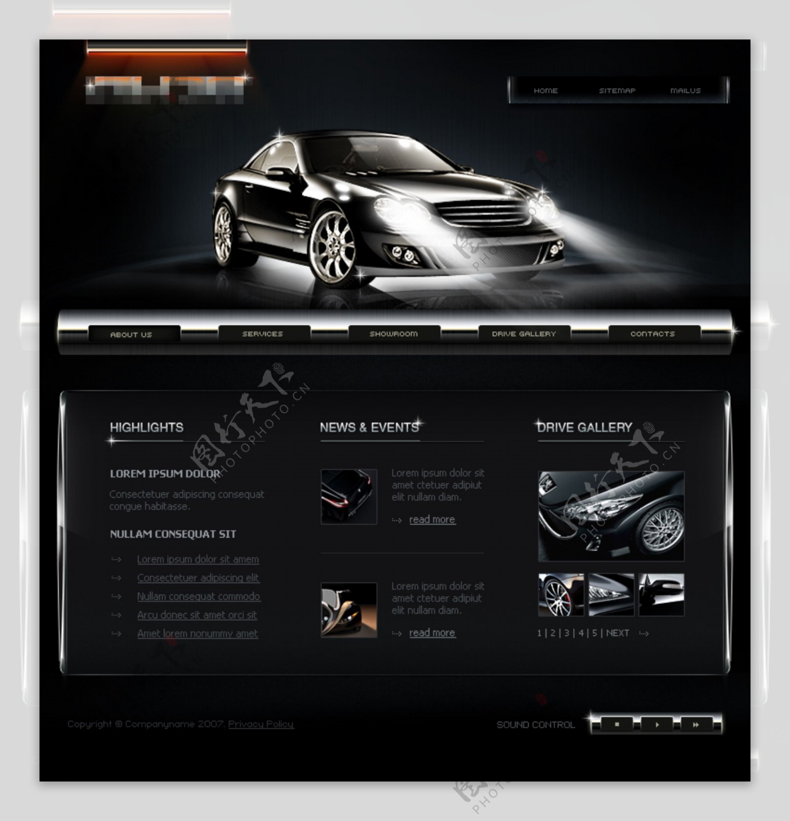 汽车公司网页设计|网页|企业官网|LiuXingchen - 原创作品 - 站酷 (ZCOOL)