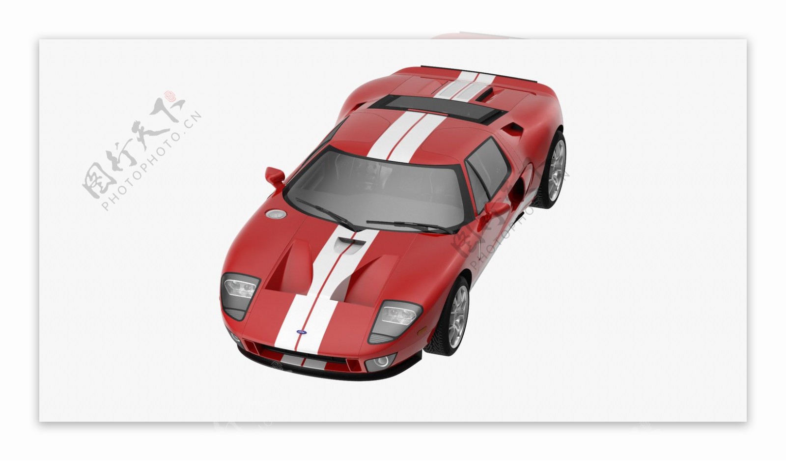 红白福特GT跑车