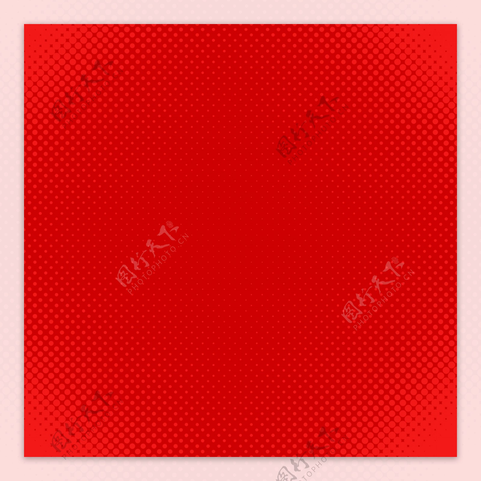 红色网点花纹背景矢量设计从不同大小的圆圈