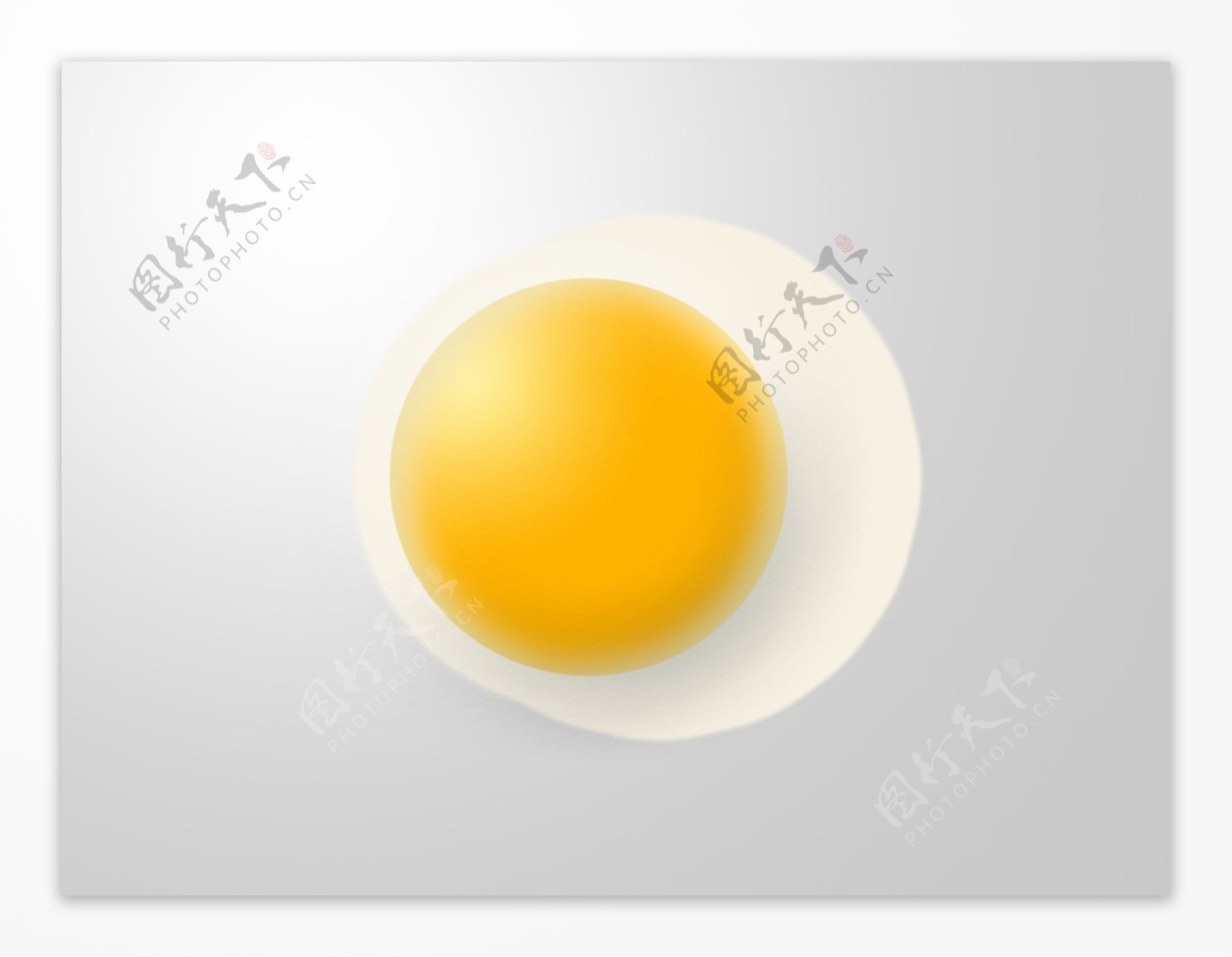 网页UI实体煎蛋鸡蛋icon图标设计