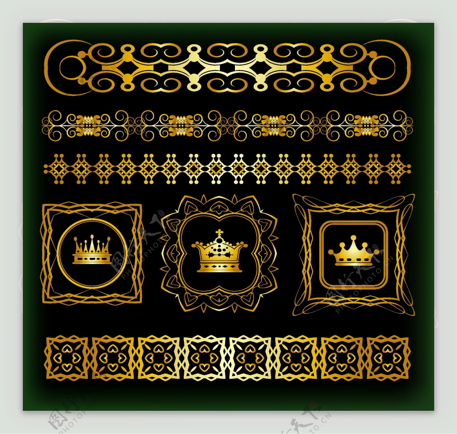 皇冠装饰品网页设计标签