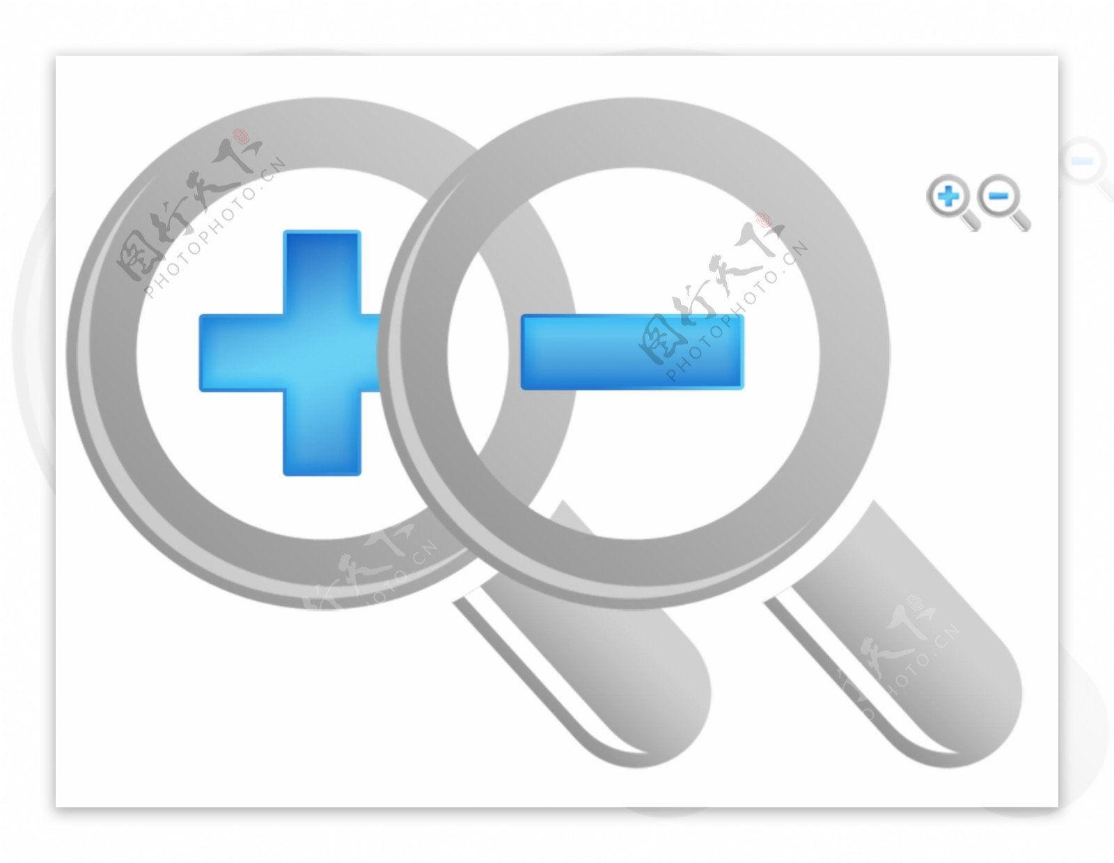 放大缩小icon图标图片素材-编号28513749-图行天下