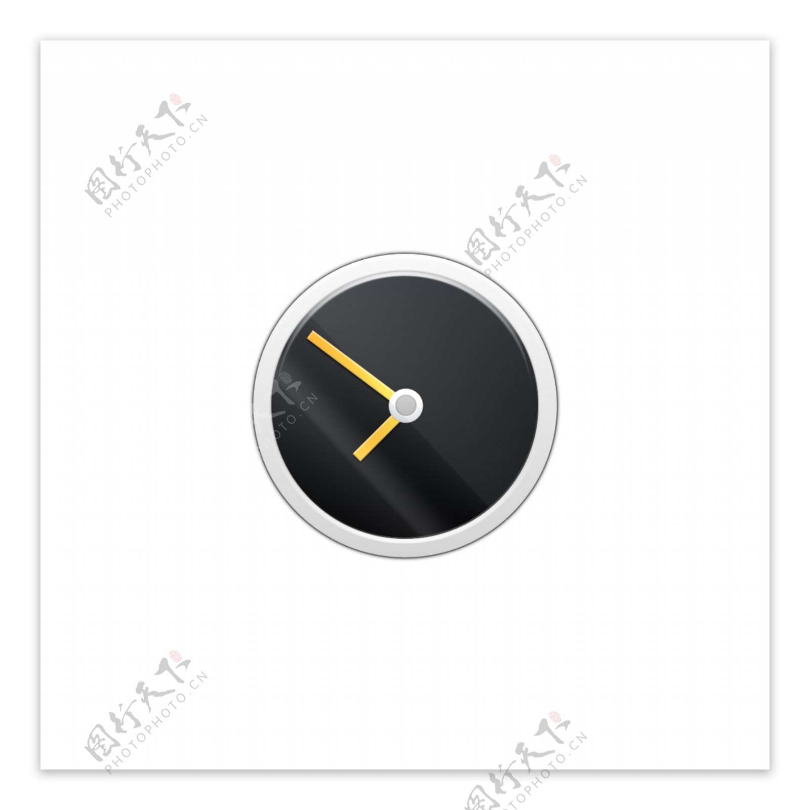 白色式悬挂时钟icon图标