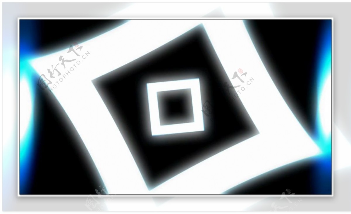 白色方块动态视频素材