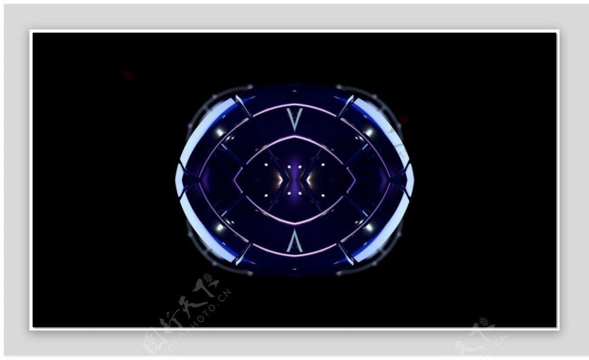手表转盘3d科幻视频素材