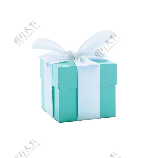 绿色包装情人节礼盒素材图片