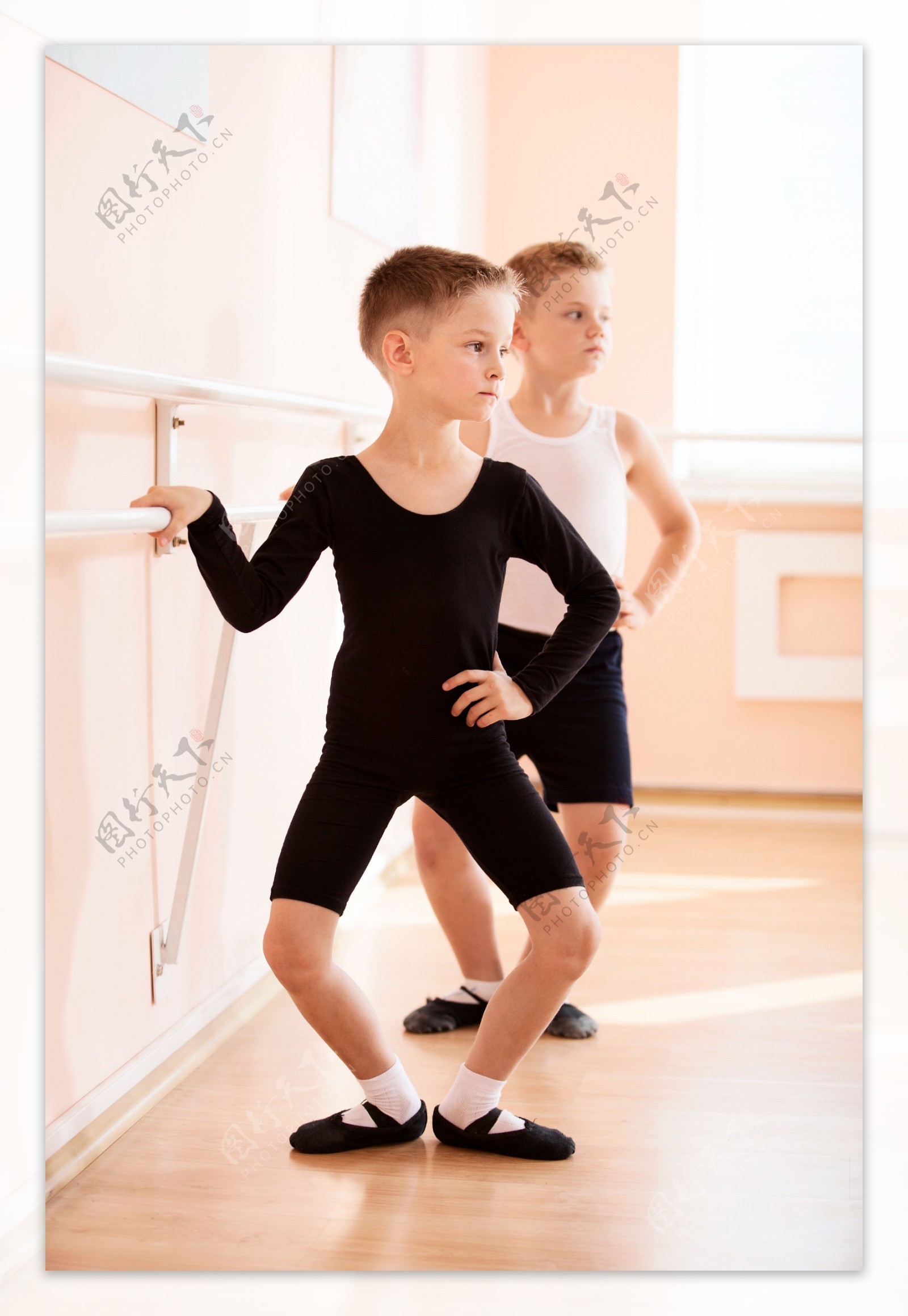 学芭蕾的孩子