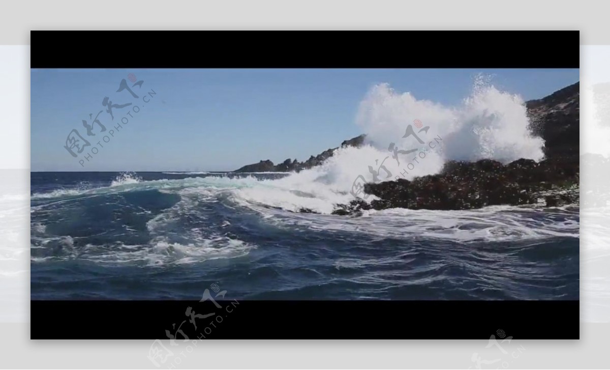 海浪水面视频素材