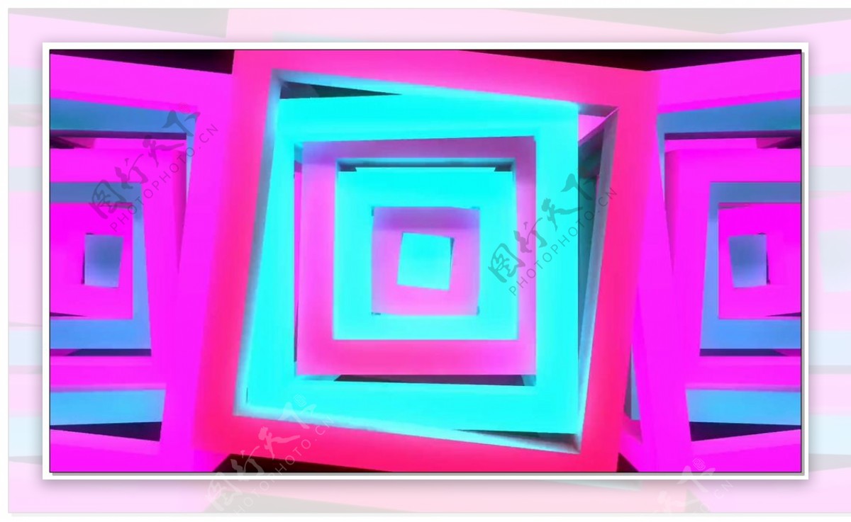 粉蓝回路视频素材