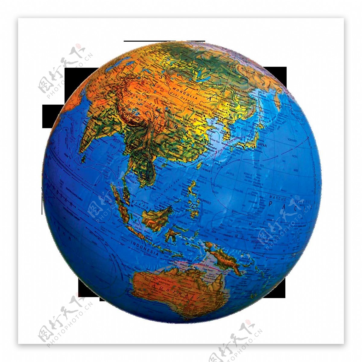 贴纸地球仪_直径10.6cm中文版平面政区贴纸地球仪 - 阿里巴巴