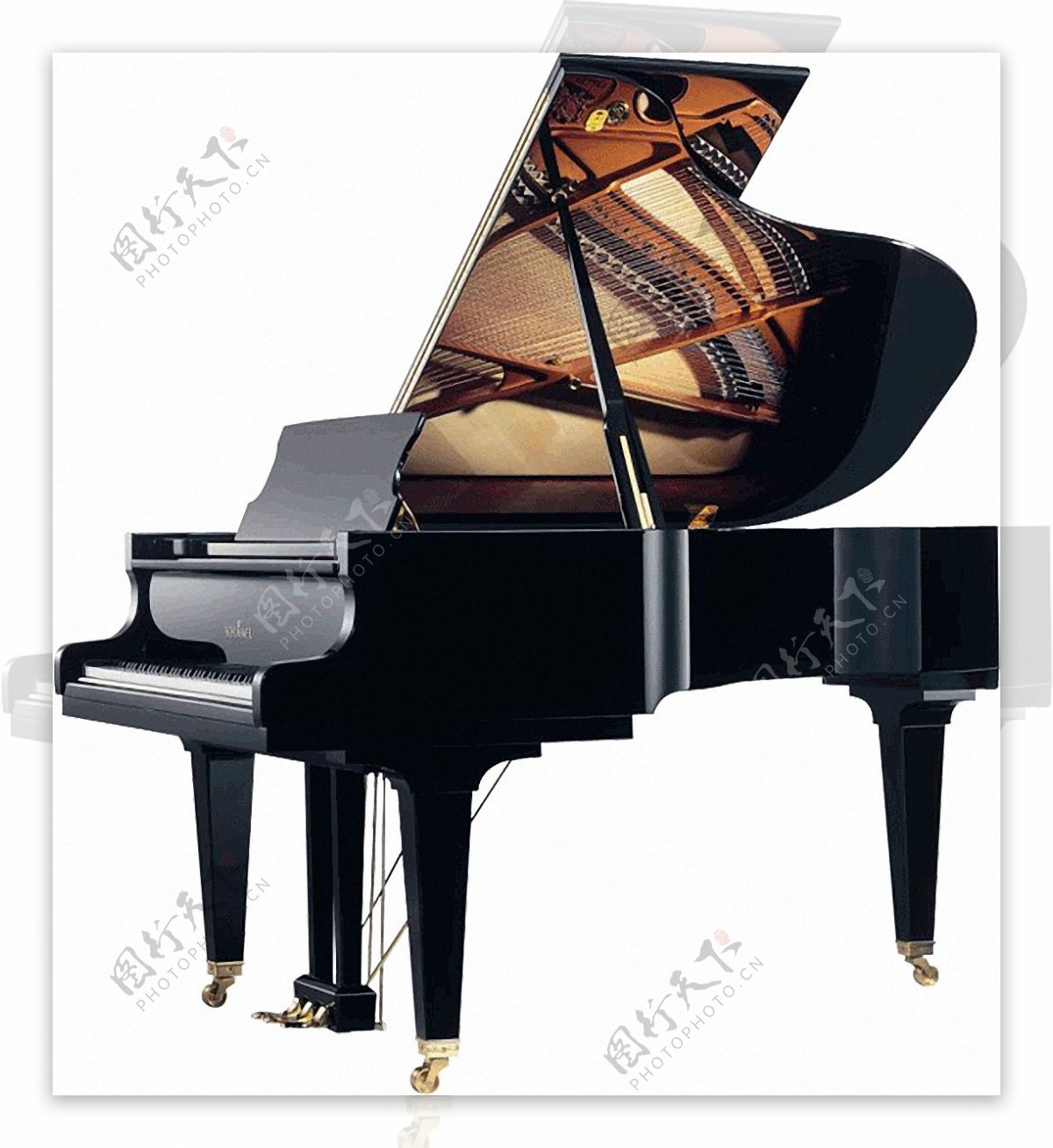 闪亮的黑色的钢琴免抠png透明图层素材