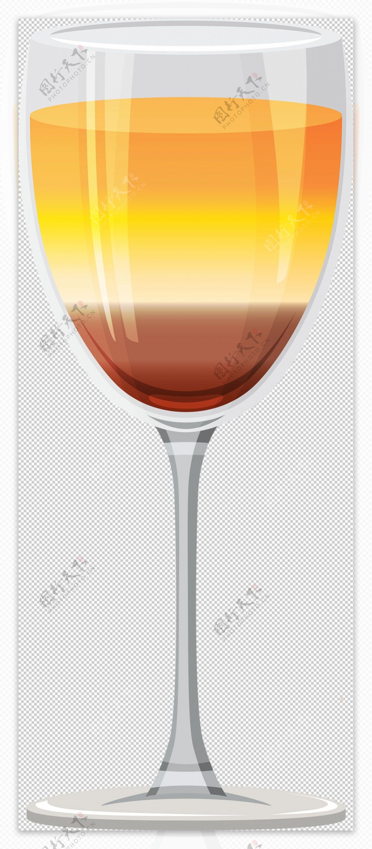 高脚杯酒免抠png透明图层素材