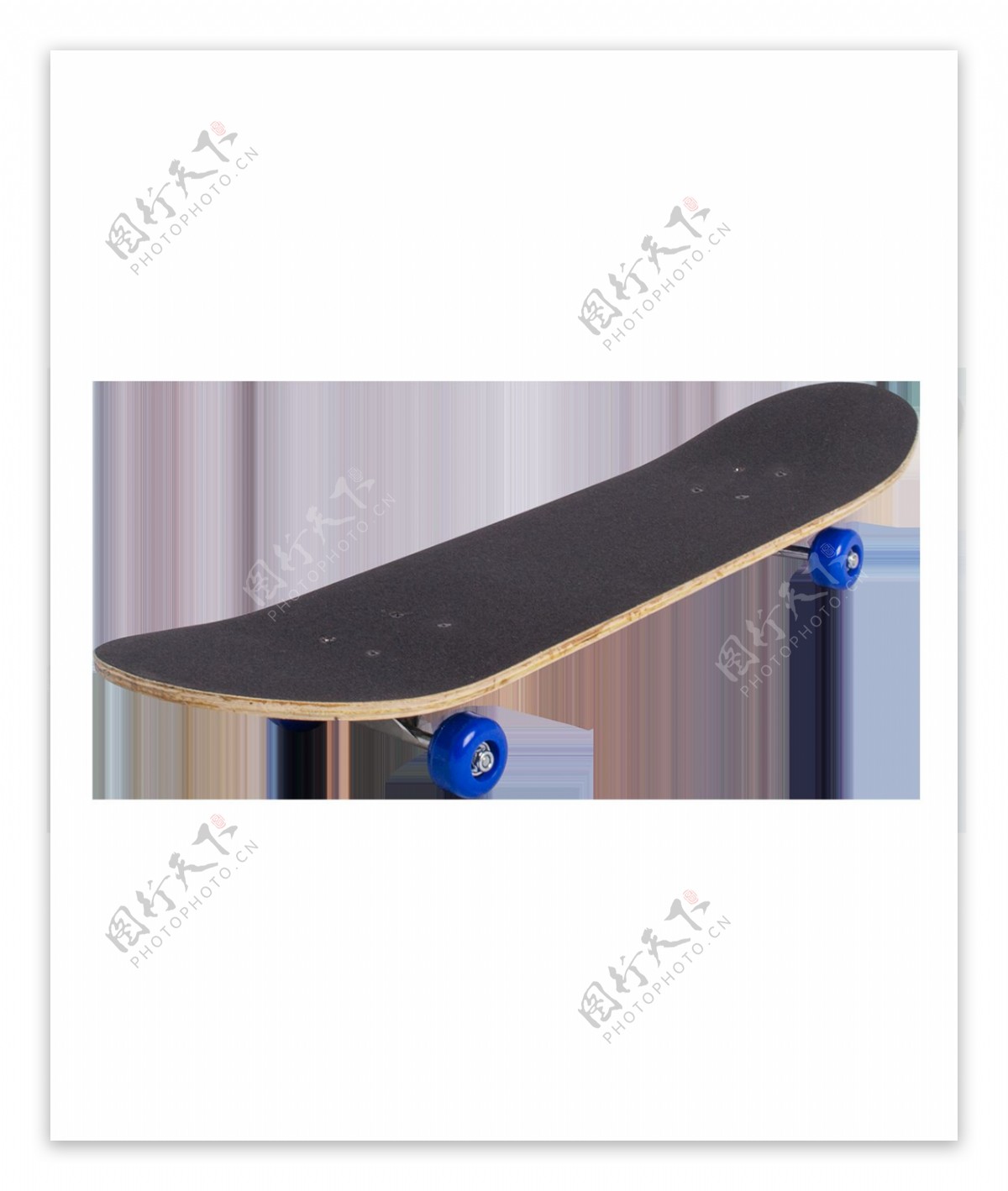 黑色滑板免抠png透明图层素材