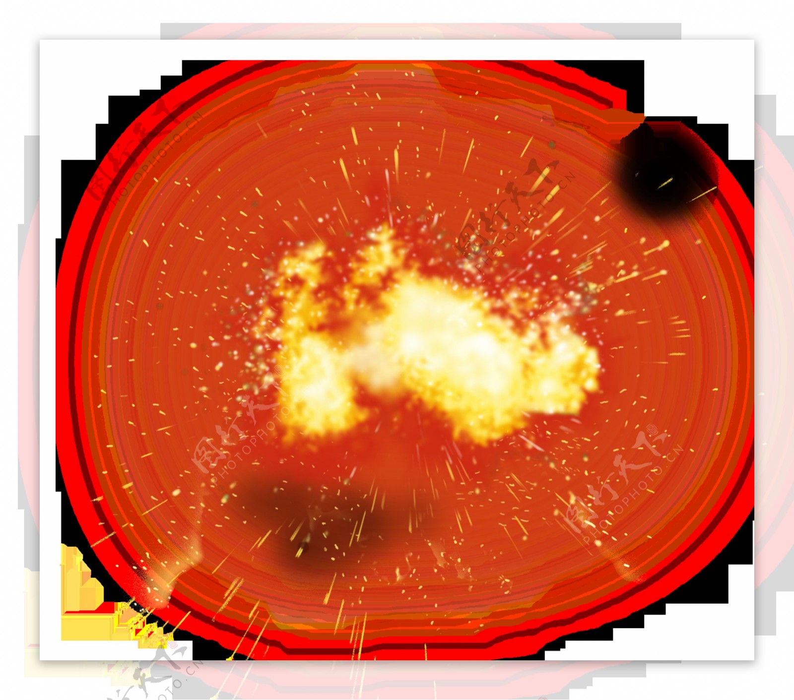 爆炸火焰动态特效素材-livekong来悟空素材