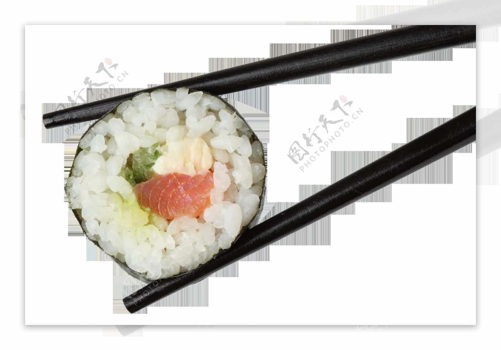 美味寿司透明免扣装饰素材