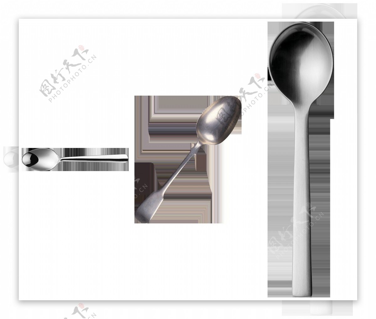 金属勺子免抠png透明图层素材