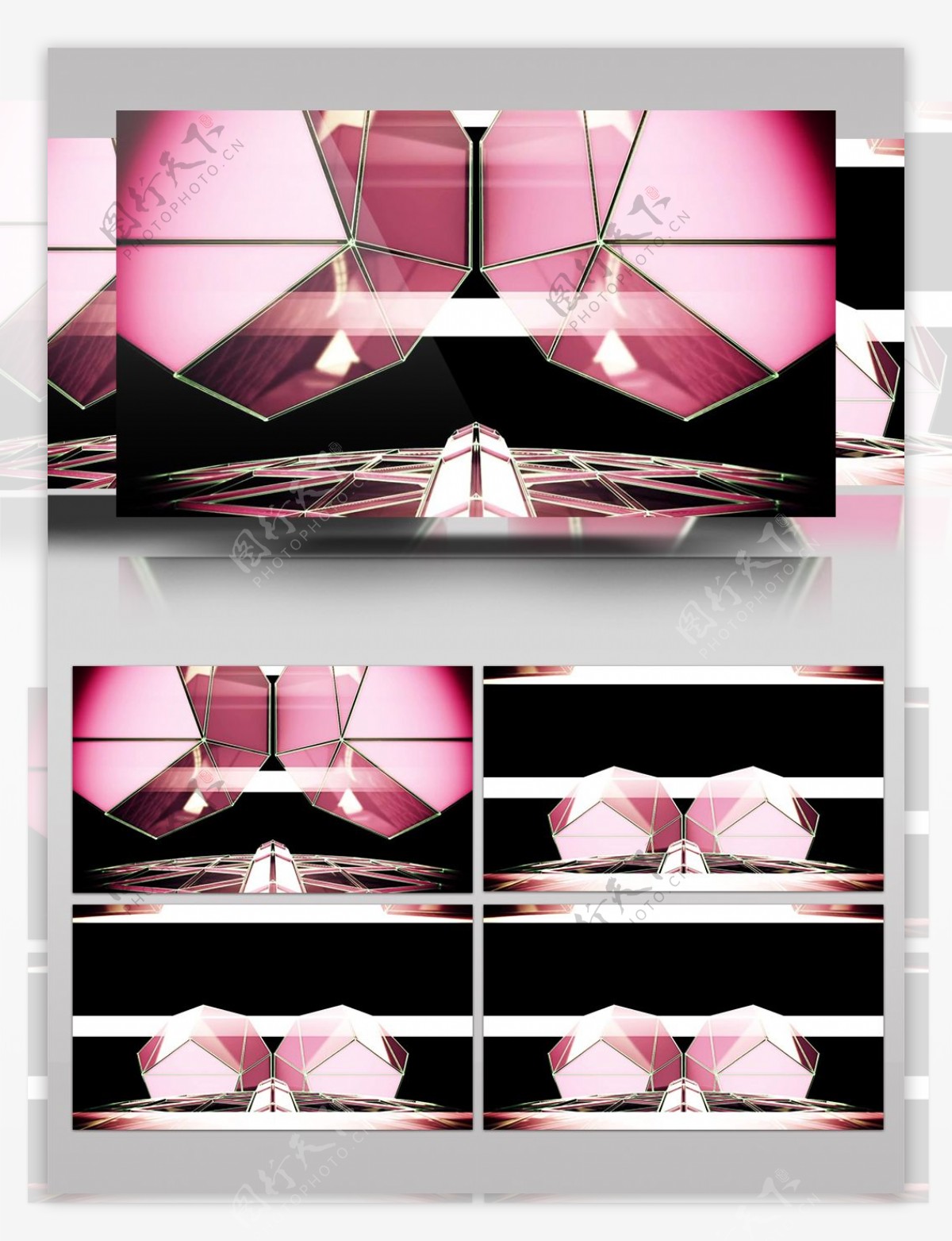 粉色水晶视频素材